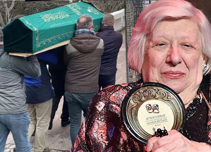 USTA SANATÇI AYTEN ERMAN SON YOLCULUĞUNA UĞURLADI