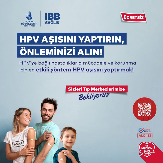 İBB ücretsiz HPV aşısı uygulamasını başlatıyor